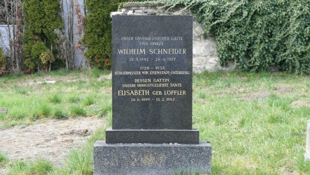 La tumba del último alcalde judío de Unterberg-Eisenstadt.  (Imagen: P. Huber)