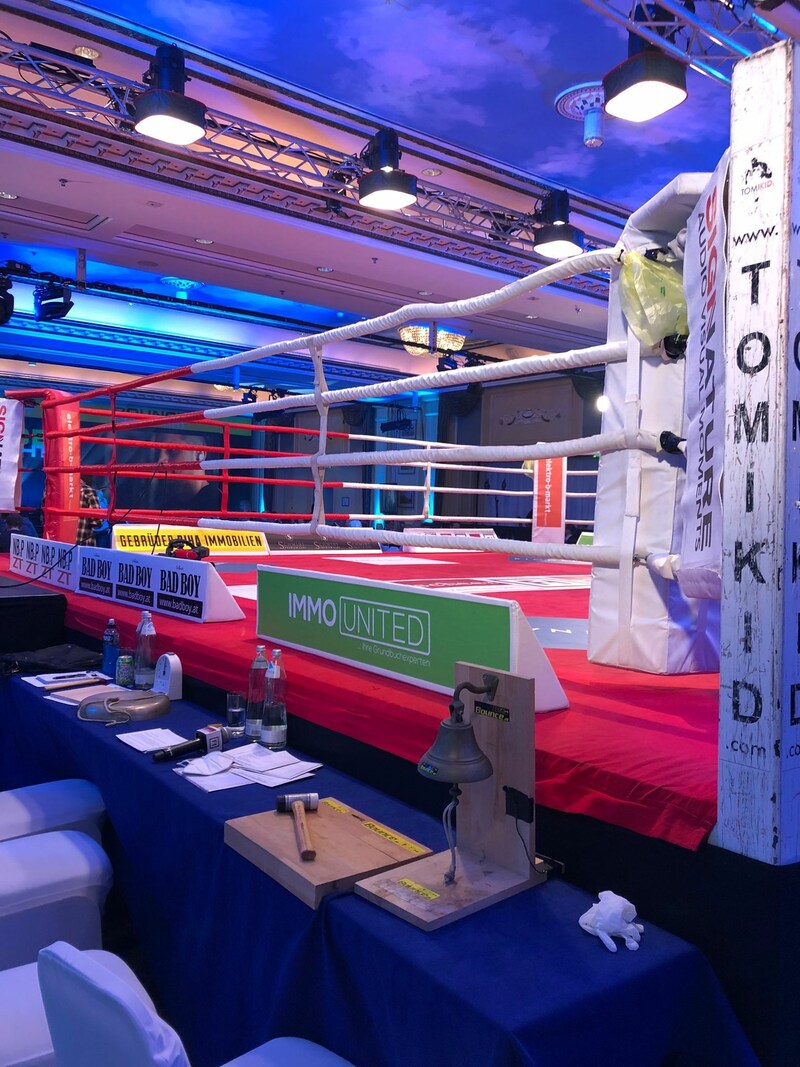 Das Hotel InterContinental sorgte bei der Bounce Fight Night für ein traumhaftes Ambiente. (Bild: Clemens Linhart)