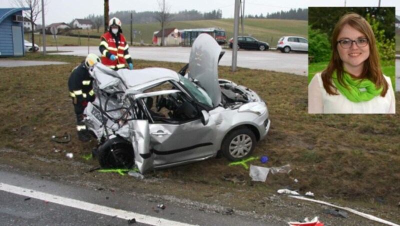 Die Unfallstelle, an der Sarah Sch. verunglückte, ist genau an einer schwer einsehbaren Kreuzung. (Bild: FF Kleinzell, Swinging Acts)