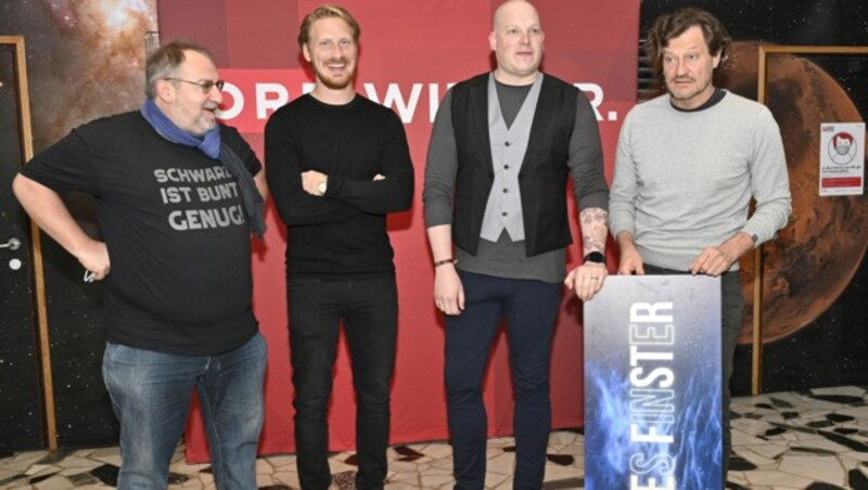 Wolf Bachofner, Michael Edlinger, Holger Schober und Harald Windisch (Bild: APA/HANS PUNZ)