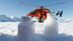 In Schneeproben aus der Arktis fanden AWI-Forscher hohe Konzentrationen von Mikroplastik. (Bild: Alfred-Wegener-Institut/Kajetan Deja)