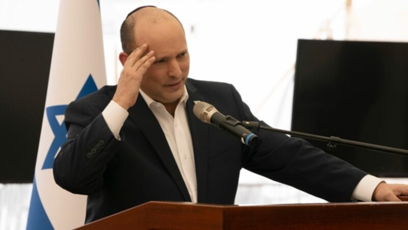 Israels Ministerpräsidenten Naftali Bennett (Bild: AP)