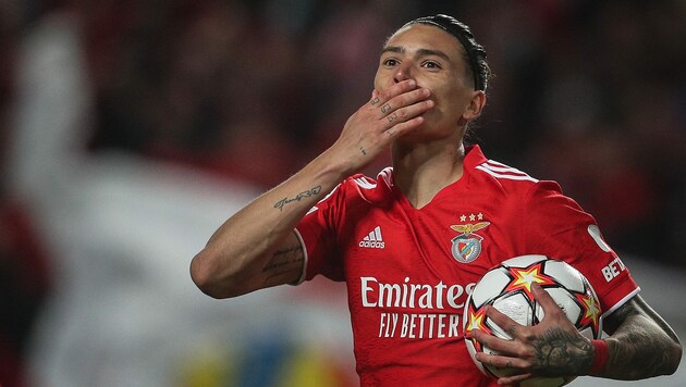 Darwin Nunez (Benfica) (Bild: AFP)