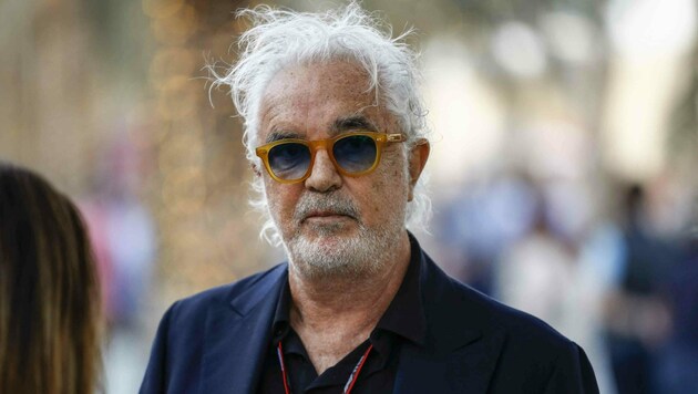 Flavio Briatore vor dem Grand Prix von Bahrain im März 2022 (Bild: www.photopress.at)