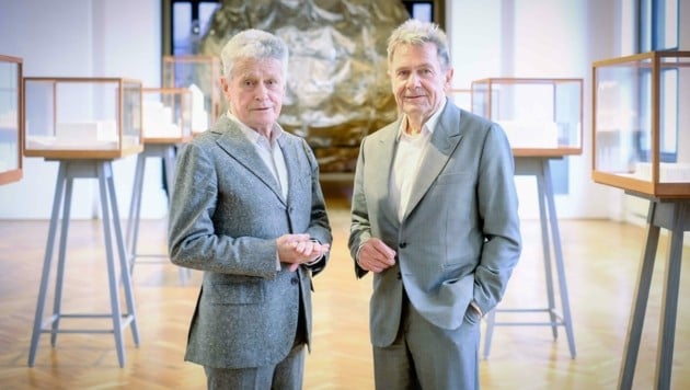 Laurids (li.) und Manfred Ortner gründeten 1987 ein Architekturbüro in Wien. Sie planten mehrere große städtebauliche Projekte, darunter u. a. das 2001 eröffnete MuseumsQuartier in Wien. (Bild: Einöder Horst)