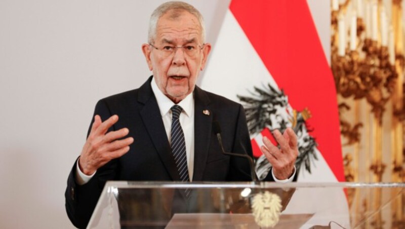 Bundespräsident Alexander Van der Bellen (Bild: AP/Theresa Wey)