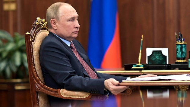 Russlands Präsident Wladimir Putin (Bild: AP/Sputnik/Mikhail Klimentyev)
