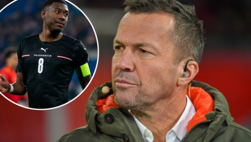 Lothar Matthäus und David Alaba (Bild: GEPA )