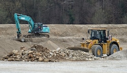 In Ohlsdorf wird weiter gewerkt und tief runter gegraben (Bild: Wolfgang Spitzbart)