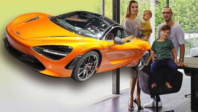 Dejan O. mit seiner Familie besitzt selbst ebenfalls einen McLaren (Symbolfoto) (Bild: Zwefo, Sabine Bungert, Krone KREATIV)