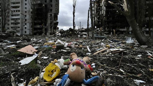 So sieht es derzeit in der Ukraine aus, en Kärntner will helfen. (Bild: AFP)