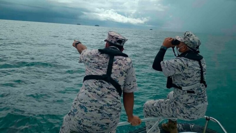 (Bild: Malaysian Maritime Enforcement Agency via AP)