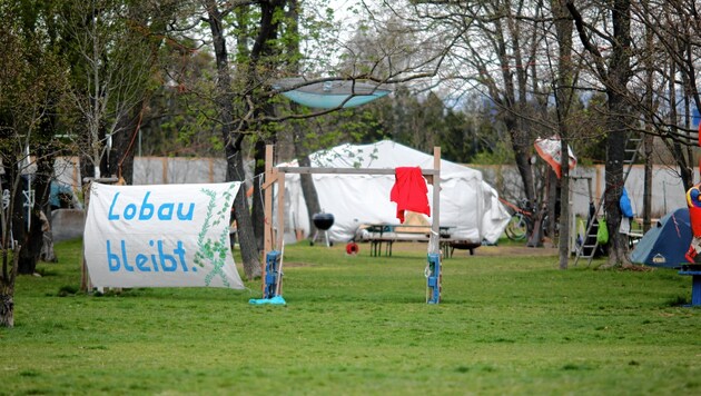 Am Samstag stand eigentlich eine Art Training in Guerillataktik im Camp am Programm. (Bild: Gerhard Bartel)