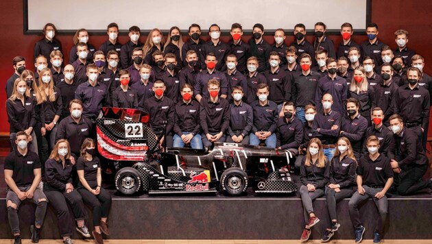 Rund 90 Studenten arbeiten an diesem Projekt mit (Bild: Joanneum Racing Graz)