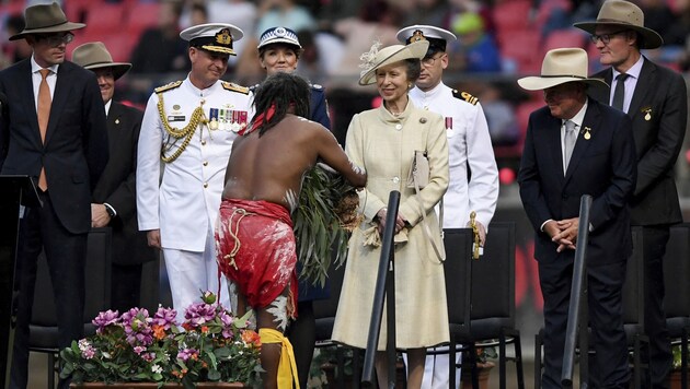 Prinzessin Anne bei der Eröffnungszeremonie der Royal Easter Show in Sydney (Bild: AAP Image)