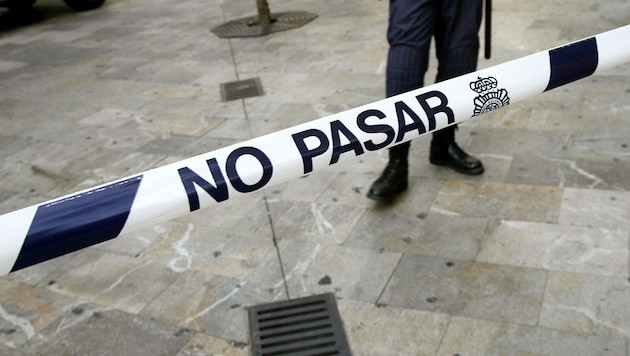 Polizeiabsperrung in Mallorca (Archivbild) (Bild: AFP)