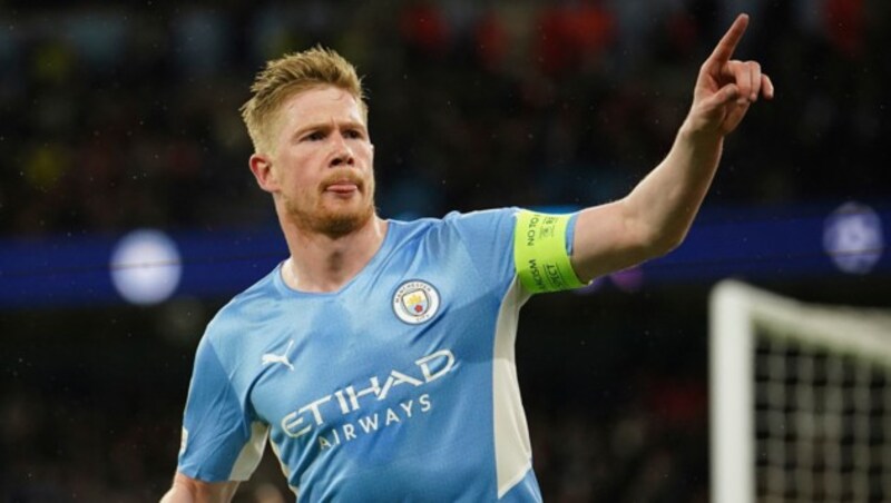 Manchester City‘s Kevin De Bruyne (Bild: Copyright 2022 The Associated Press. All rights reserved)