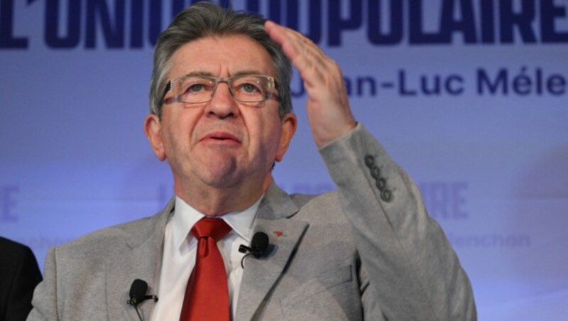 Linksaußen-Kandidat Jean-Luc Mélenchon (Bild: AFP)
