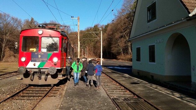 Der Bahnhof Gnas (Bild: Verein Fahrgast)