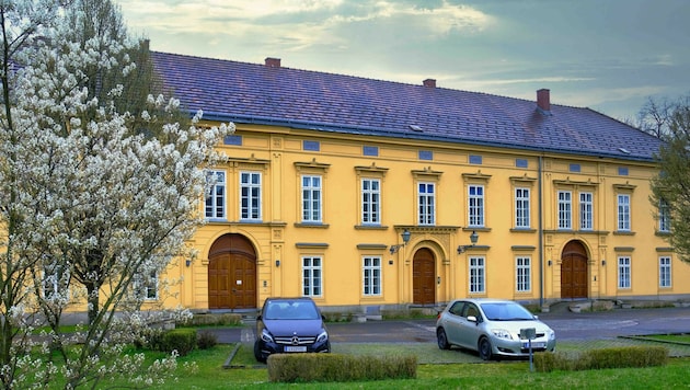 Das denkmalgeschützte Grillmayr-Schlößl im Besitz der Linz Textil hätte die Kapazitäten für ein Kinder-Ärztezentrum. (Bild: Einöder Horst)