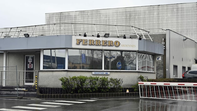 Das betroffene Ferrero-Werk in Belgien. (Bild: AFP/BELGA/Eric Lalmand)