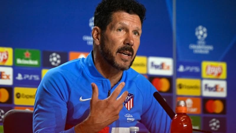 Atletico-Trainer Diego Simeone (Bild: APA/AFP/Pierre-Philippe MARCOU)