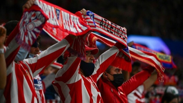 Fans von Atletico Madrid (Bild: AFP)