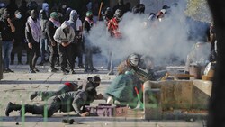 Bei der Al-Aksa-Moschee kam es zu Zusammenstößen. (Bild: AFP)