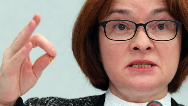 Elvira Nabiullina (Bild: AFP)