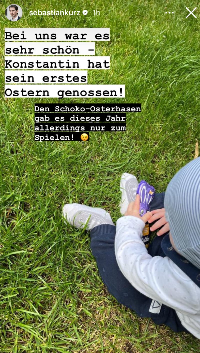 (Bild: Screenshot: instagram.com/sebastiankurz, Krone KREATIV)