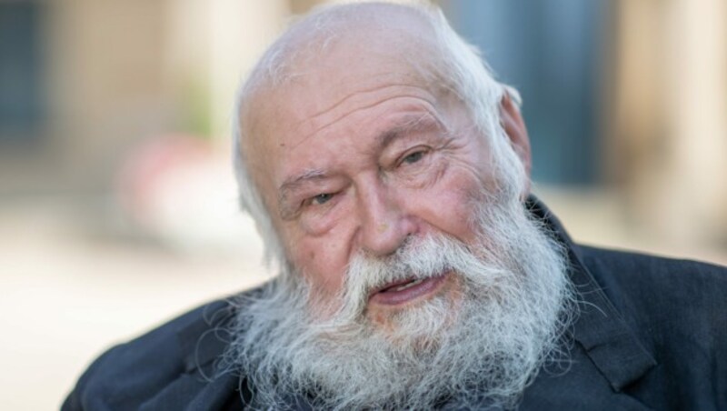 Hermann Nitsch (Bild: Daniel Karmann / dpa / picturedesk.com)