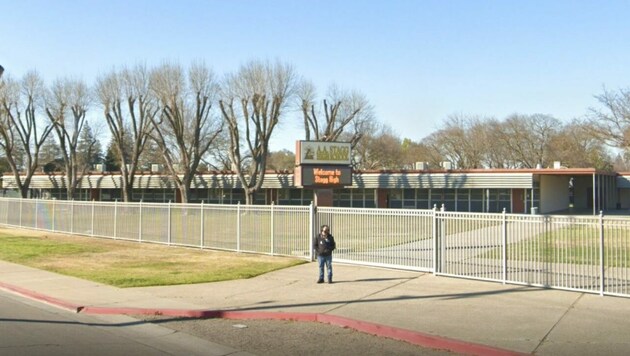 Die Stagg High School in Stockton (Bild: Google Streetview (Screenshot))