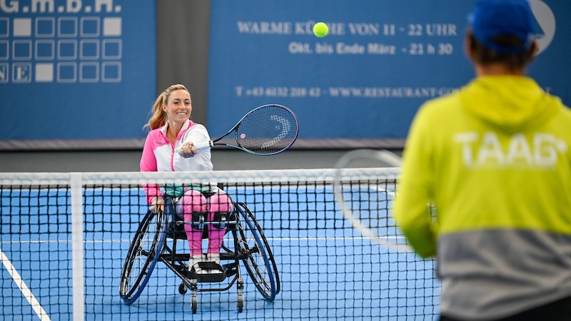 Staatsmeisterin Tina Pesendorfer hier im Training. (Bild: Alexander Schwarzl)