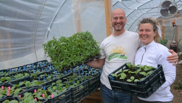Andreas und Elisabeth Nussbaumer freuen sich auf viele Pflanzen- und Tierfreunde. (Bild: Charlotte Titz)