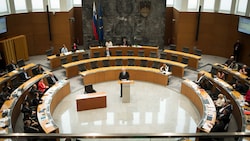 Parlament in Laibach (Bild: AFP)