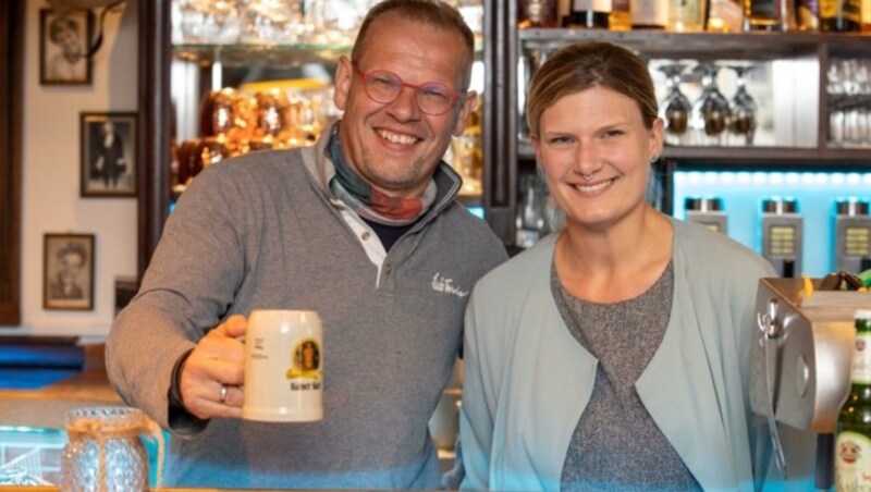 Roland und Elisabeth Gruber (Zwettler’s) befürchten noch weitere Teuerungen in der Gastro (Bild: Susi Berger)