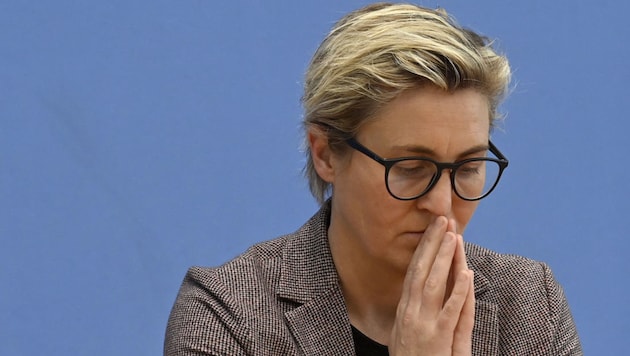 Deutsche Linke-Chefin Susanne Hennig-Wellsow (Bild: APA/AFP/POOL/John MACDOUGALL)