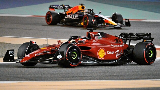 Heuer muss Max Verstappen Jagd auf Charles Leclerc machen - vor Imola fehlen dem Champion 46 Punkte ... (Bild: AFP)