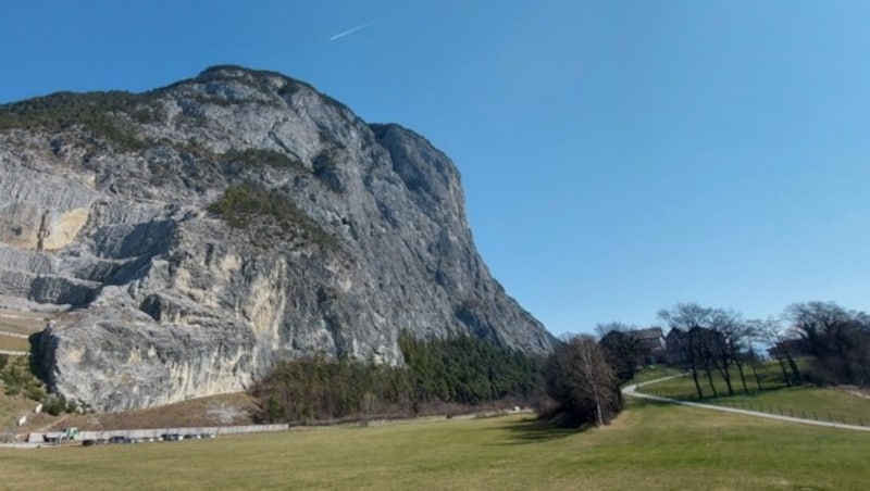 Die Martinswand im Tiroler Zirl (Bild: Hubert Rauth)