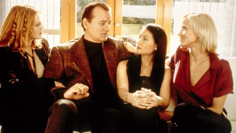 Drew Barrymore, Bill Murray, Lucy Liu und Cameron Diaz in „3 Engel für Charlie“ (Bild: COLUMBIA / Mary Evans / picturedesk.com)