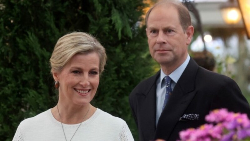 Prinz Edward und Gräfin Sophie (Bild: APA/Photo by Chris Jackson/AFP)