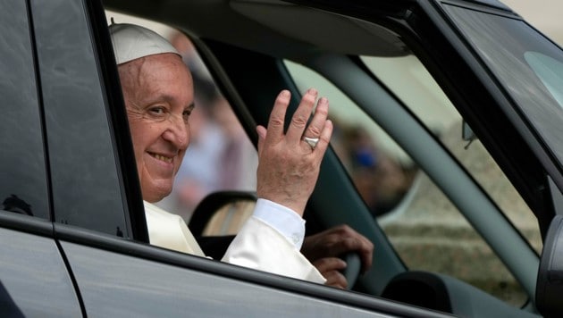 Papst Franziskus am 20. April 2022 (Bild: AP/Alessandra Tarantino)
