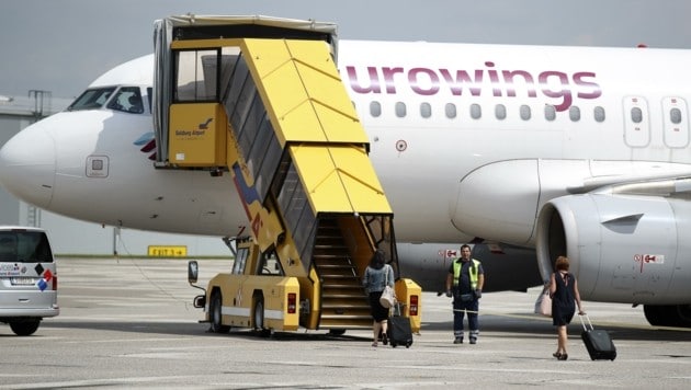 Die Fluglinie Eurowings erweitert ihr Angebot ab Salzburg. (Bild: Tröster Andreas)