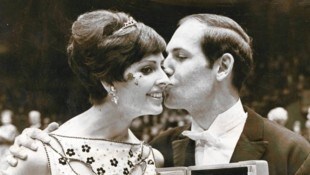 Helga Kern-Theissl mit ihrem Mann Heinz Kern bei einem Turniertanz