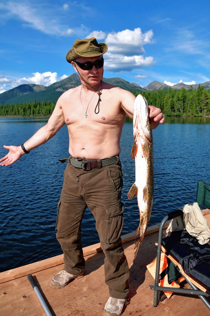 Russlands Präsident Putin im Urlaub (Bild: Alexei Nikolsky, Sputnik, Kremlin Pool Photo via AP)