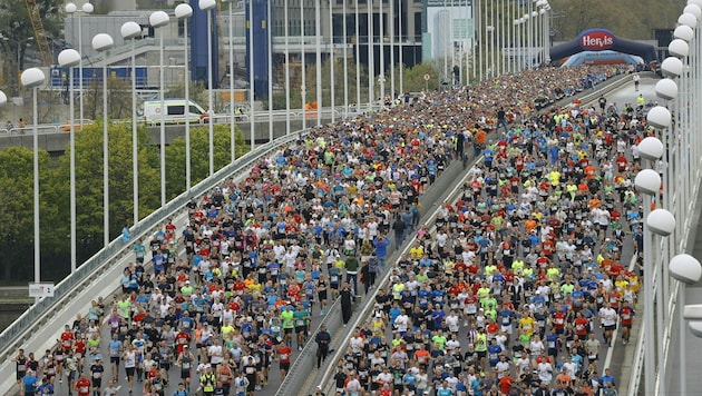 Der Vienna City Marathon (Bild: APA/TOBIAS STEINMAURER)