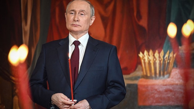 Wladimir Putin (Bild: APA/AFP/Alexander NEMENOV)