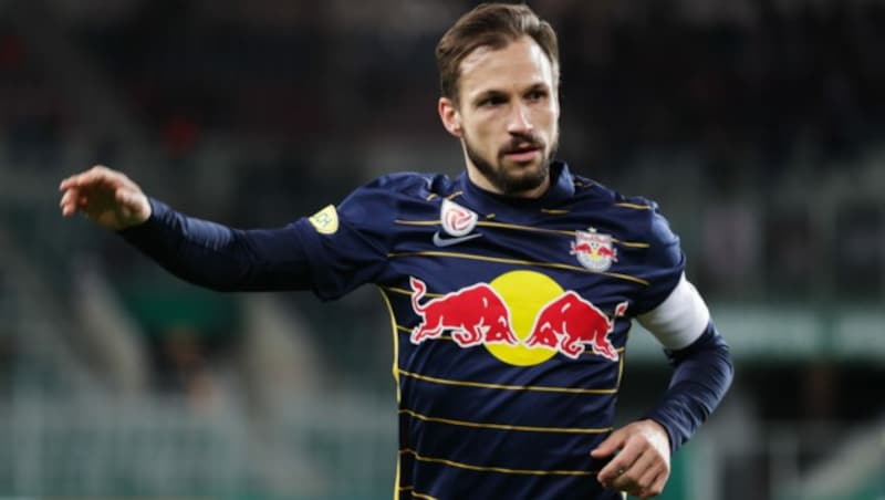 Seit der Saison 2018/19 führt der Linksverteidiger den FC Red Bull Salzburg als Kapitän aufs Feld. (Bild: GEPA)