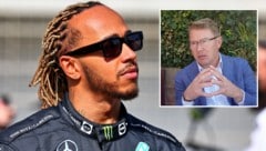 Lewis Hamilton (li.), Mika Häkkinen (re.) (Bild: GEPA, Neuroth)