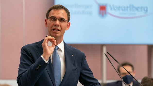Noch laufen de Ermittlungen gegen Vorarlbergs Landeshauptmann Markus Wallner. Aber wie lange noch? (Bild: APA/DIETMAR STIPLOVSEK)